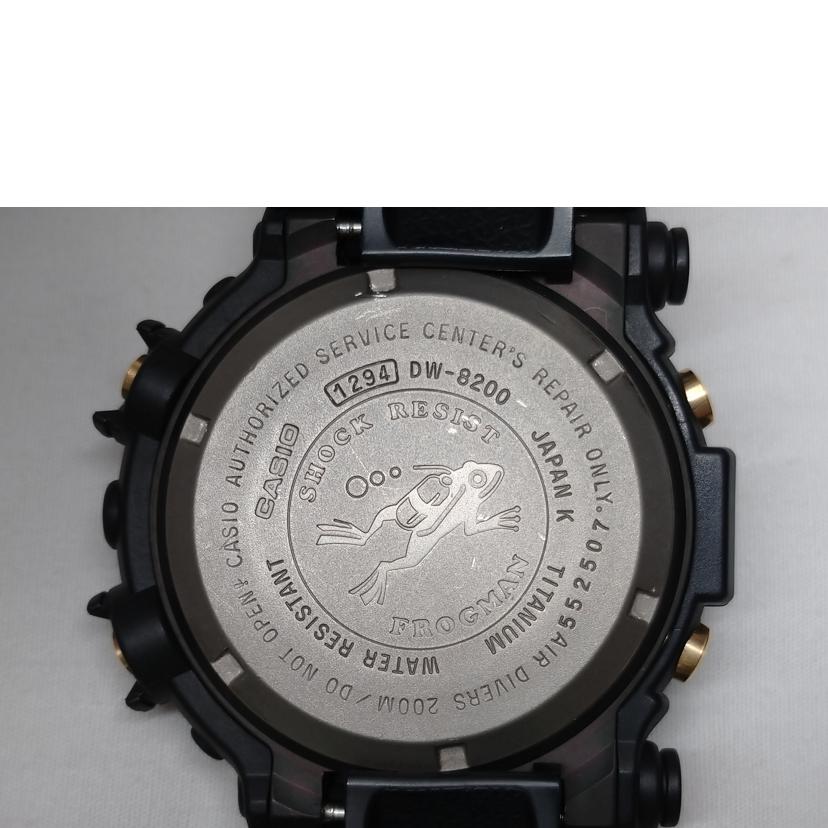 CASIO カシオ/ G-SHOCK 2代目フロッグマン 黒金蛙/DW-8200B-9A//552***/ABランク/52