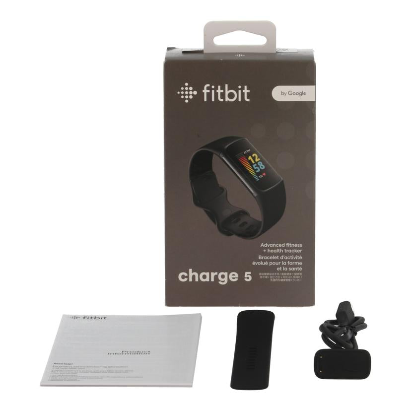 fitbit フィットビット /GPSスマートウォッチ/Charge5/FB421BKBK-FRCJK//39569AF91162/Bランク/62