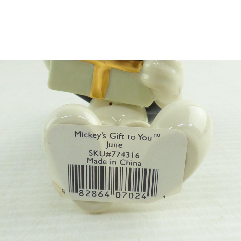 LENOX レノックス/Mickey's Gift to You ミッキーマウス 置物//ABランク/64