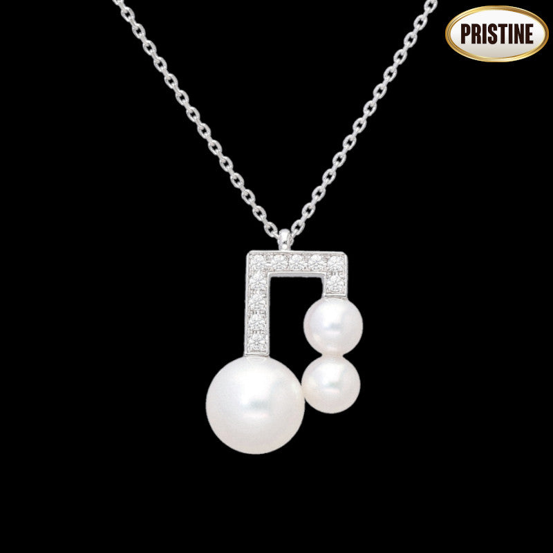 TASAKI タサキ/K18WGバランス・ノートDパヴェペンダント/D0.09Ct//Aランク/88