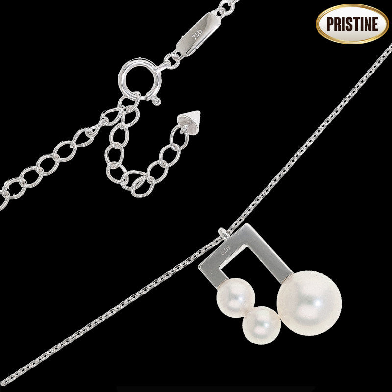 TASAKI タサキ/K18WGバランス・ノートDパヴェペンダント/D0.09Ct//Aランク/88