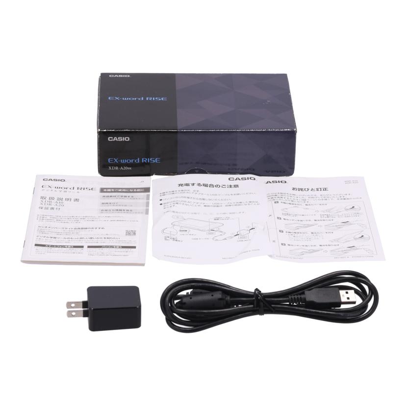 CASIO カシオ/デジタル英語学習機/EX-word RISE/XDR-A20BK//768AW6YDA025189/ABランク/81