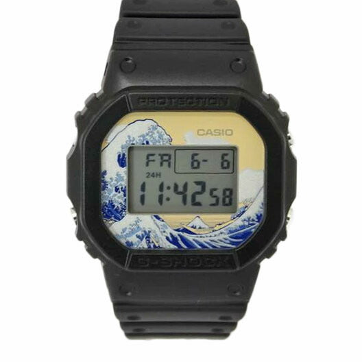 CASIO カシオ/G-SHOCK/葛飾北斎/神奈川沖浪裏/クォーツ/DW-5600KHK24-1JR//Aランク/88