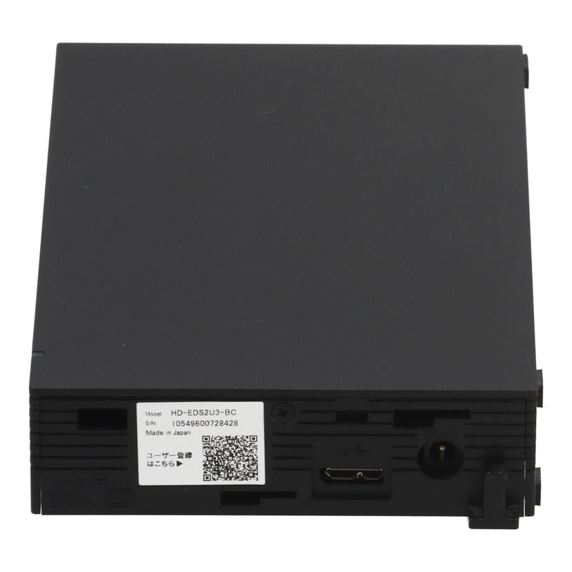 BUFFALO バッファロー /外付けHDD 2TB/HD-EDS2U3-BC//10549600728428/Bランク/62