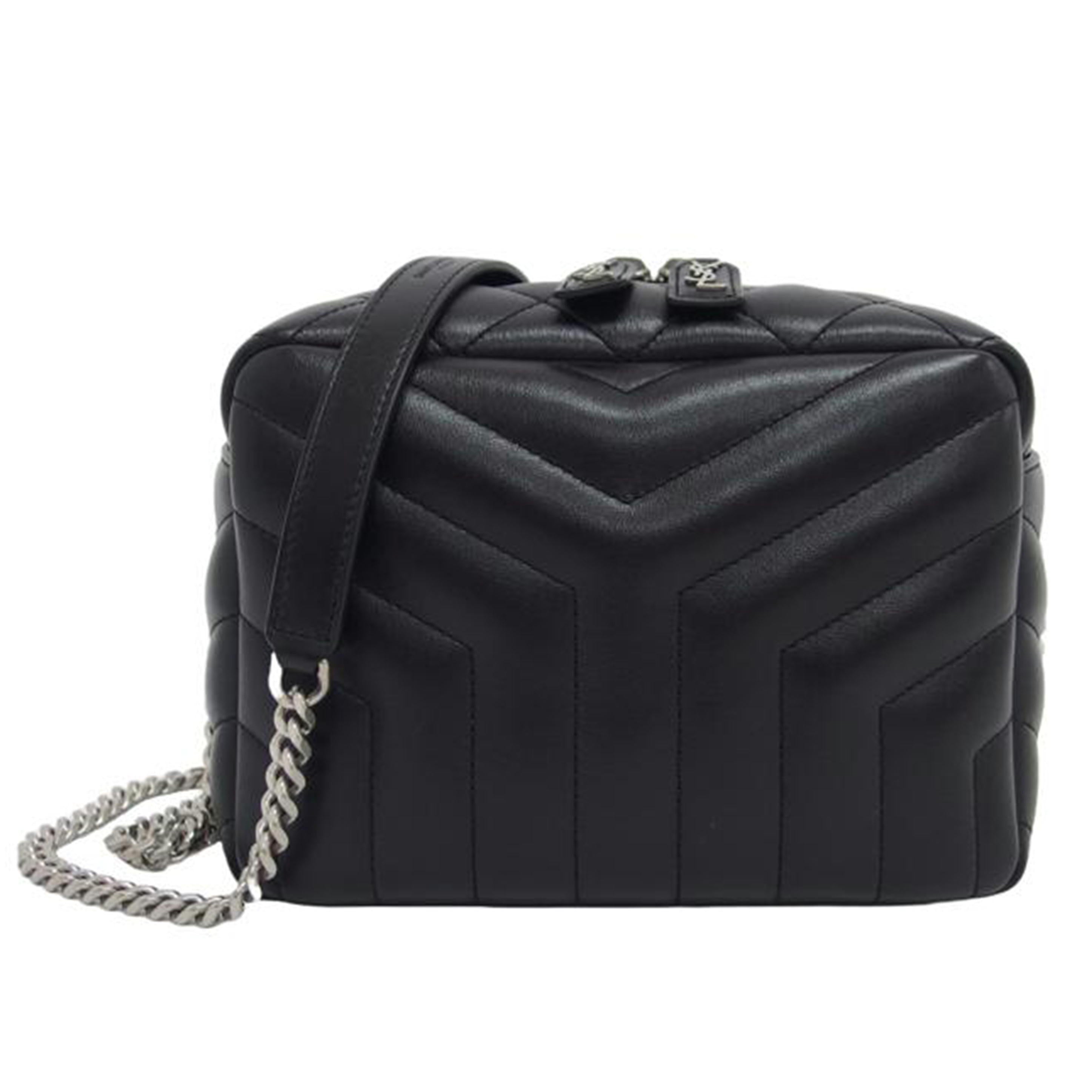 SAINT LAURENT サンローラン/ルル/チェーンショルダーバッグ/ブラック/574102//031*/Aランク/04