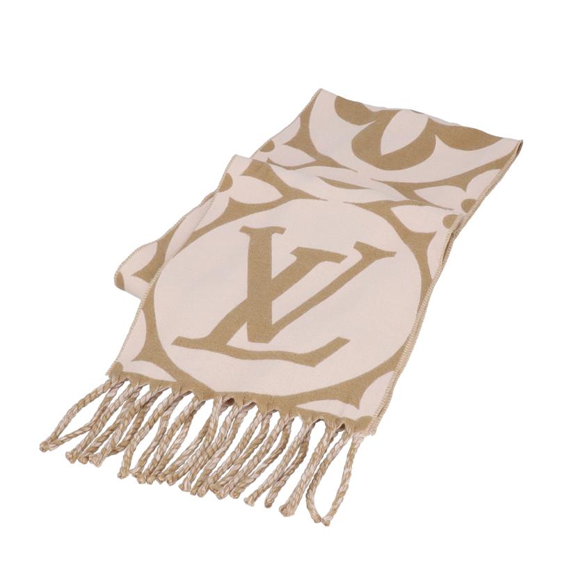 LOUIS VUITTON ルイヴィトン/マフラー・LOUIS VUITTONメダリオン/ベージュローズ/M79213//Aランク/78