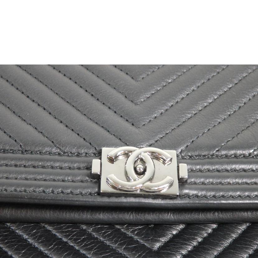 CHANEL シャネル/ココマーク/ボーイシャネル/Vステッチ/セカンドバッグ/クラッチバッグ//210*****/Aランク/84