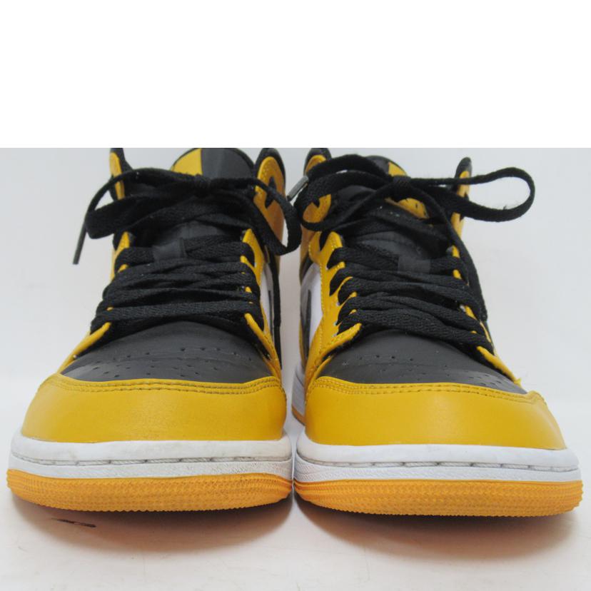 NIKE/Air Jordan 1 Mid/黒×黄/554724-701//ABランク/63