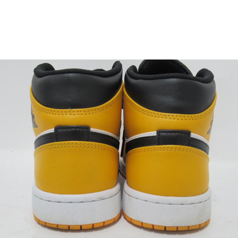 NIKE/Air Jordan 1 Mid/黒×黄/554724-701//ABランク/63
