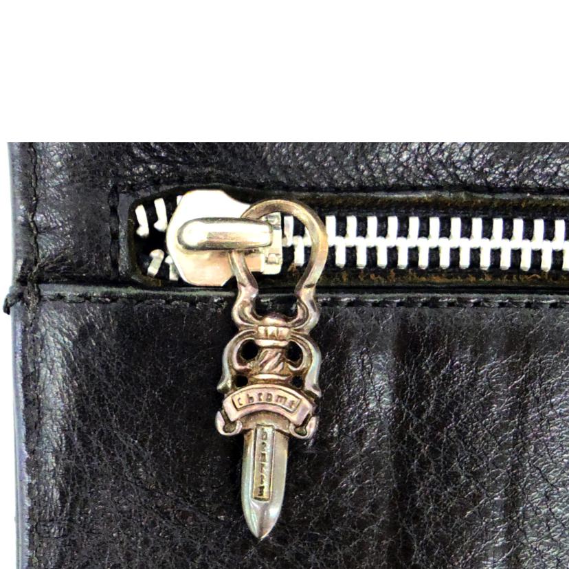 CHROME HEARTS クロムハーツ/クロムハーツ/ウェーブウォレットクロスボールボタン//ABランク/75