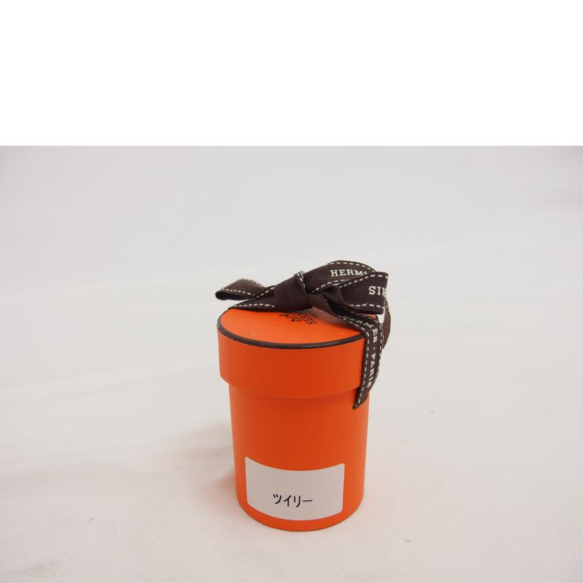 HERMES エルメス/ツイリー/シルクスカーフ/バンダナ柄/オレンジ//Aランク/04