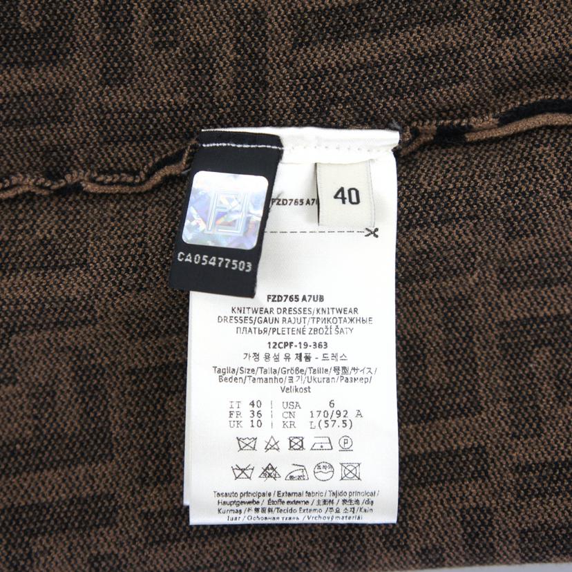 FENDI フェンディー/ズッカ柄ワンピース/FZD765 A7UB//Aランク/93