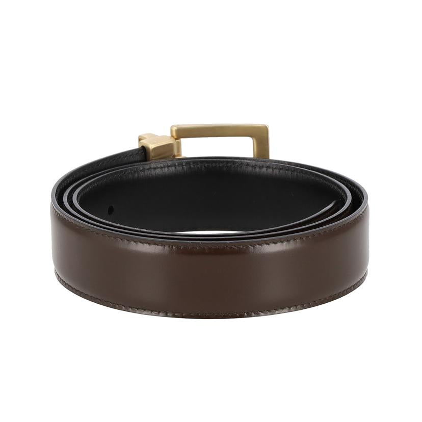 Salvatore Ferragamo フェラガモ/Ferragamo レザーベルト 金 金具 BR//ABランク/78