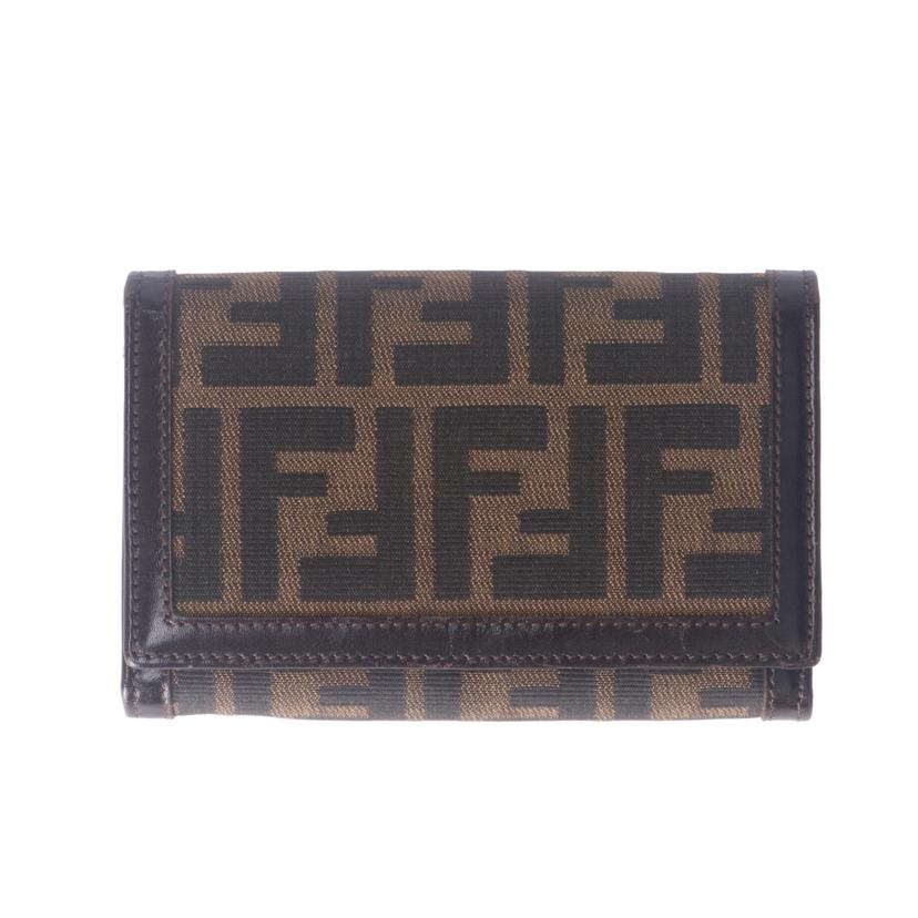 FENDI フェンデイ/ズッカ柄二つ折り財布/2810-31052-099//Bランク/94