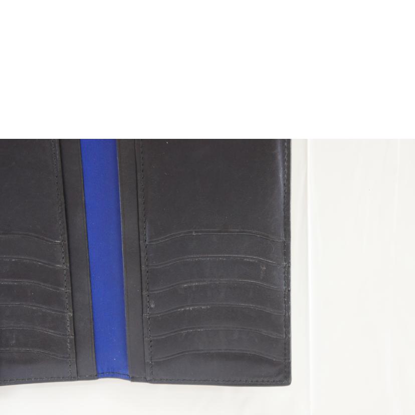 Berluti ベルルッティ/スクリットレザーコーナージップショートウォレット/ブルー//E01**/Bランク/21