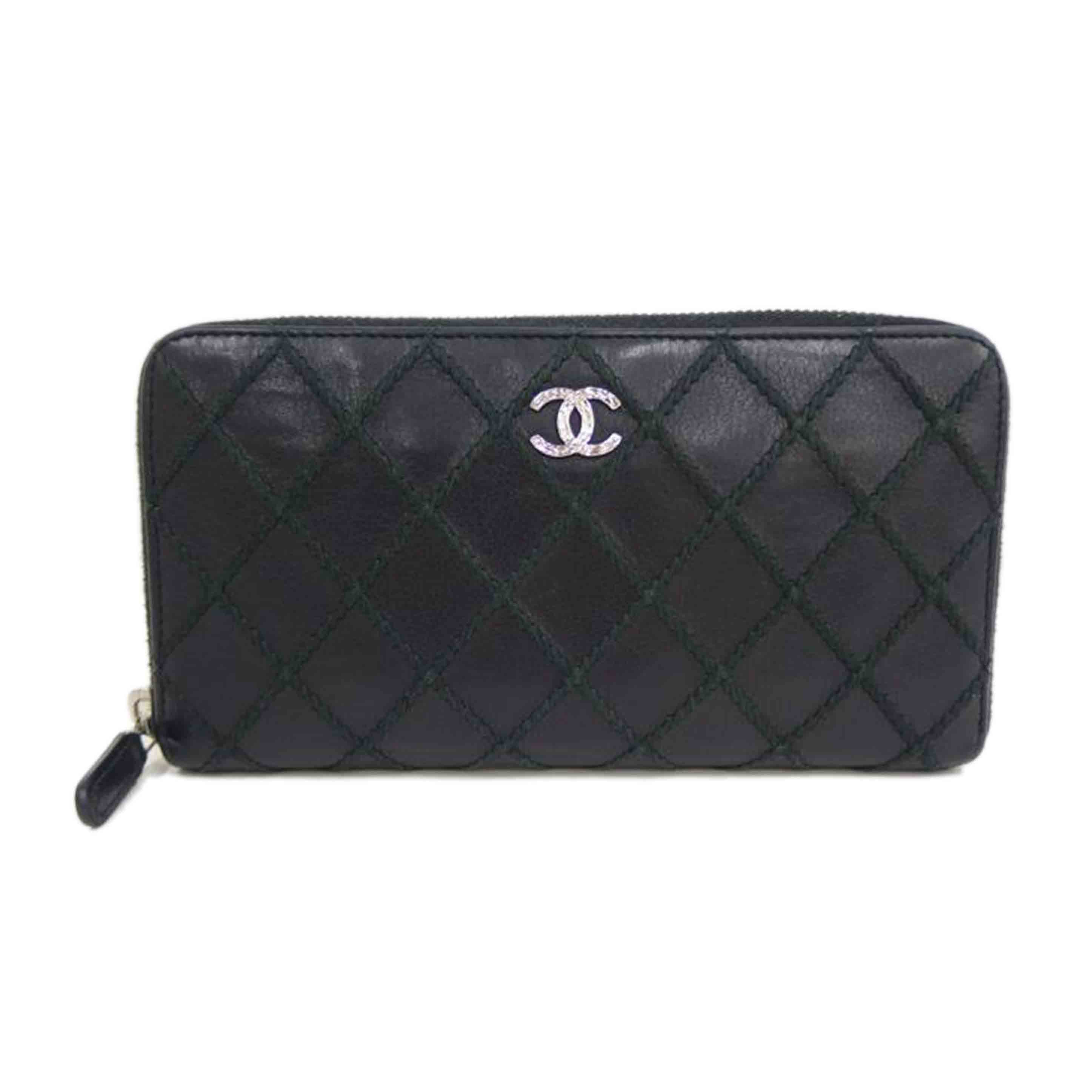 CHANEL シャネル/マトラッセワイルドステッチラウンドファスナー//191*****/Bランク/82