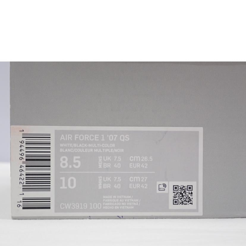 NIKE ナイキ/AIR FORCE 1 07 QS/CW3919-100//26.5cm/Aランク/62