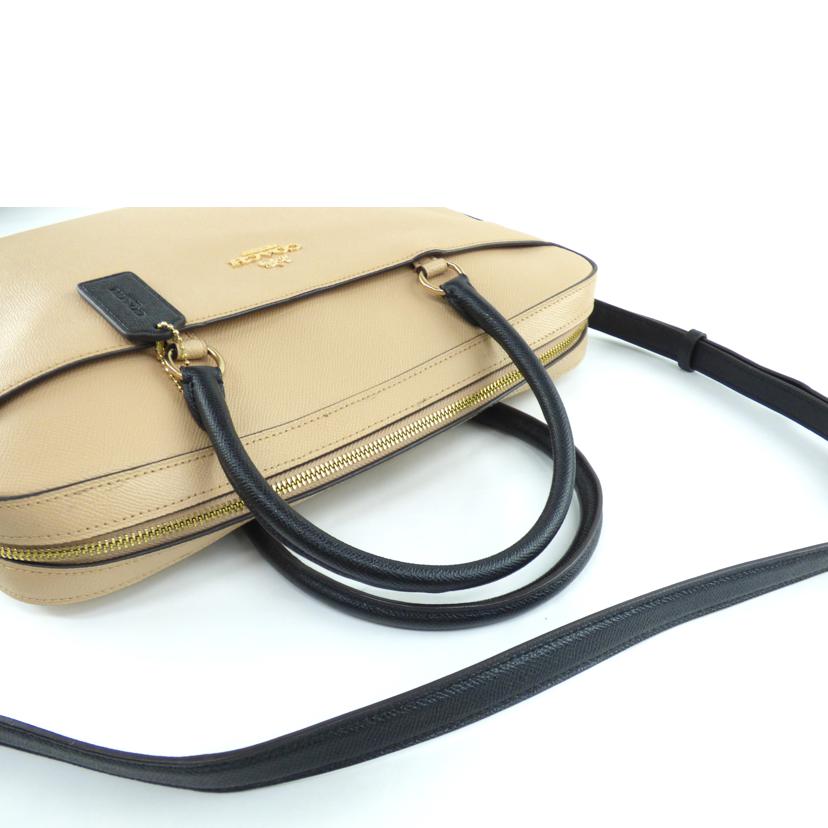 COACH コーチ/ビジネスバッグ/ベージュ/カーフ/F34822//G18**/ABランク/64