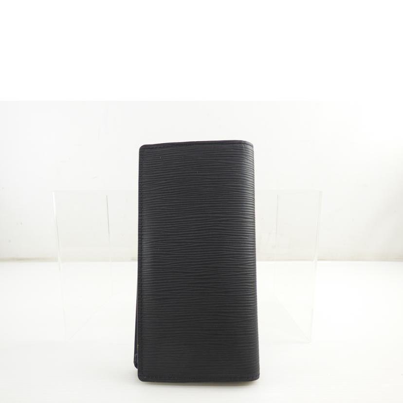 LOUIS VUITTON ルイ・ヴィトン/ポルトフォイユ・ブラザ/エピ/ノワール/M60622//IC/ABランク/64