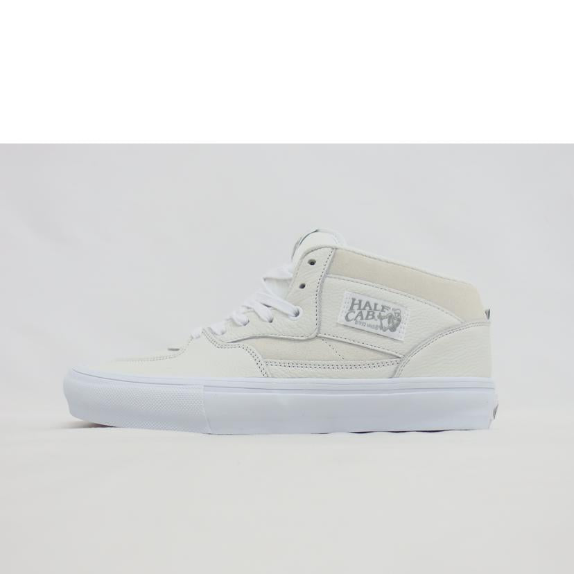VANS バンズ/スケート/ハーフキャブ/レザースニーカー/ホワイト/508357//Aランク/04