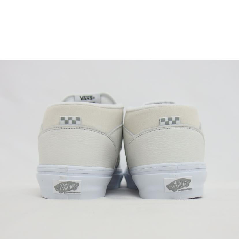 VANS バンズ/スケート/ハーフキャブ/レザースニーカー/ホワイト/508357//Aランク/04