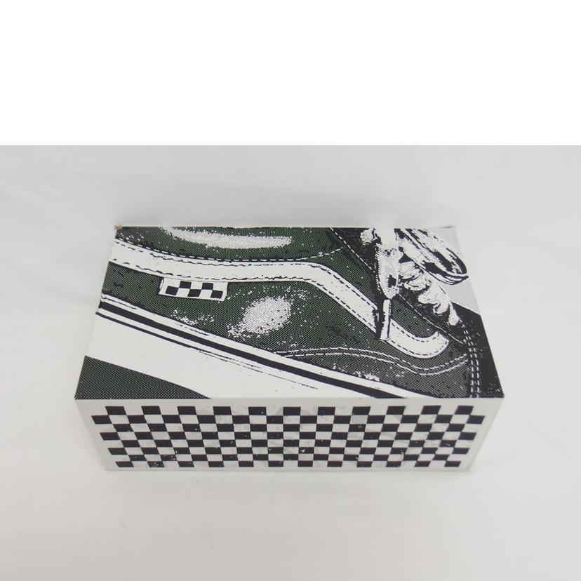 VANS バンズ/スケート/ハーフキャブ/レザースニーカー/ホワイト/508357//Aランク/04