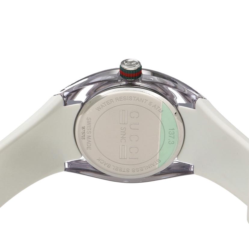 GUCCI グッチ/シンク・ホワイト/レディース/クオーツ/YA137302//187*****/SAランク/75