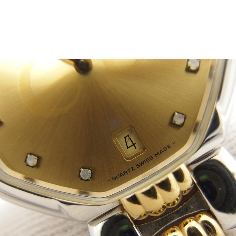 Dior ディオール/オクタゴン/ゴールド文字盤デイトウォッチ/クォーツ/ヴィンテージ/45.204//496***/ABランク/04