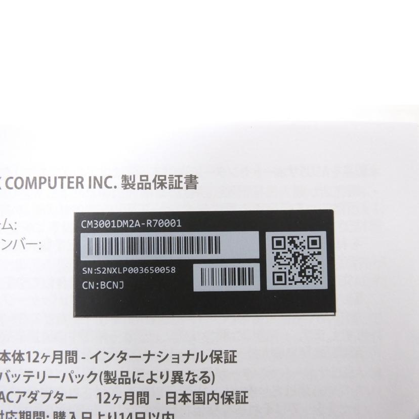 ASUS ASUS/Chromebook/CM3001DM2/CM3001DM2//S2NXLP003650058/ABランク/88