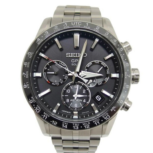 SEIKO セイコー/ASTRON/5Xデュアルタイム/チタン/電波ソーラー/SBXC003(5X53-0AB0)//9N0***/Aランク/04