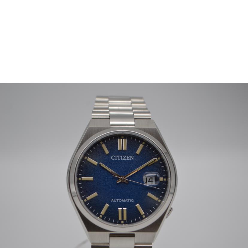 CITIZEN シチズン/シチズンツヨサコレクションデイト自動巻/ブルーグラデーション/8210-S126967//392******/Aランク/89