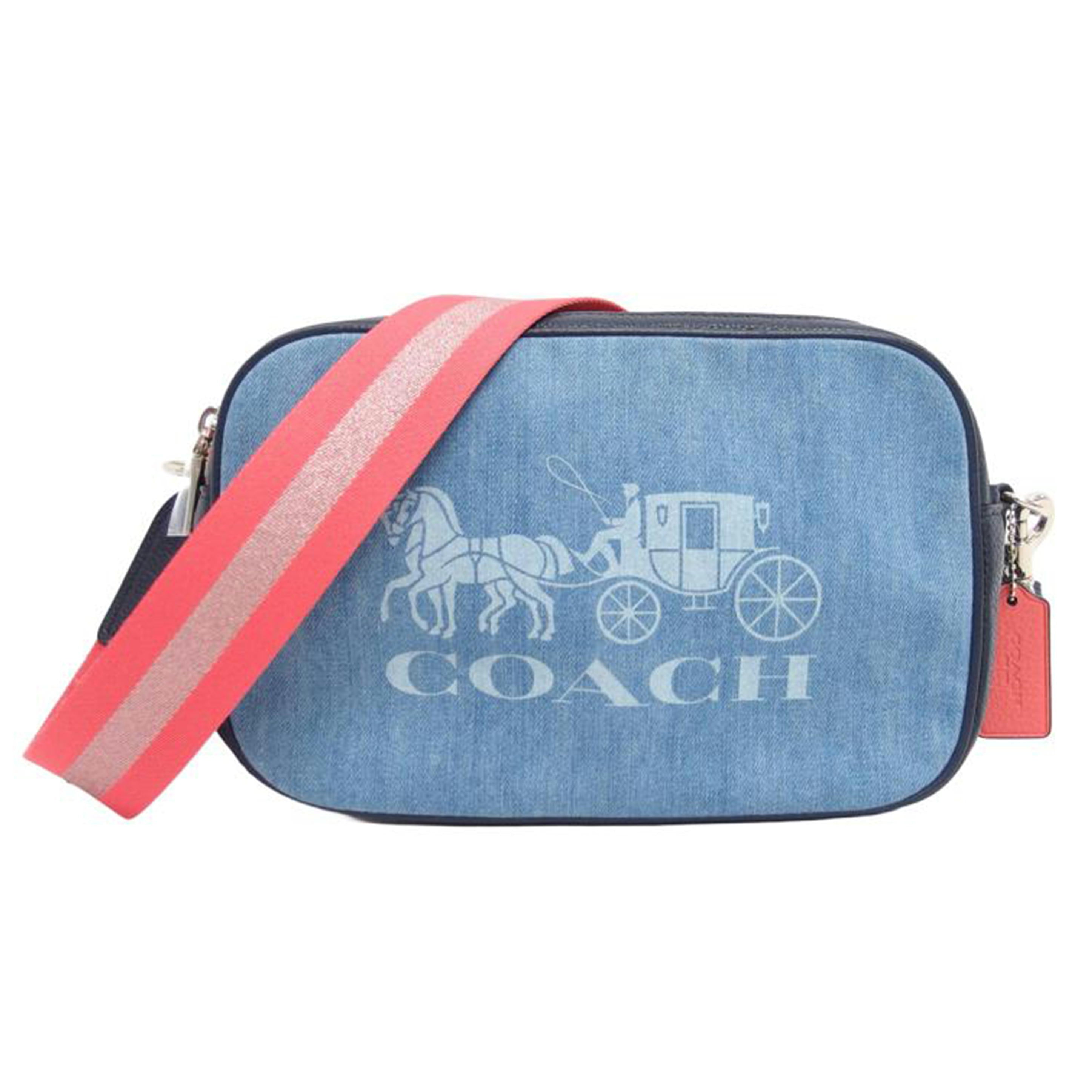 COACH コーチ/ホースアンドキャリッチ/デニムショルダーバッグ/93986//A20**/Aランク/04