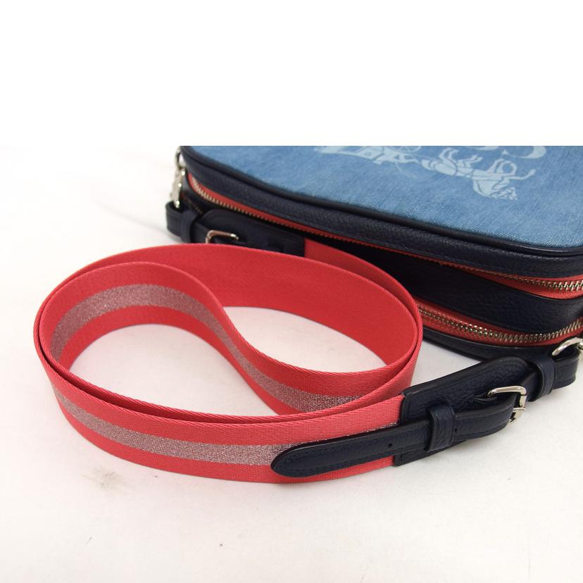 COACH コーチ/ホースアンドキャリッチ/デニムショルダーバッグ/93986//A20**/Aランク/04