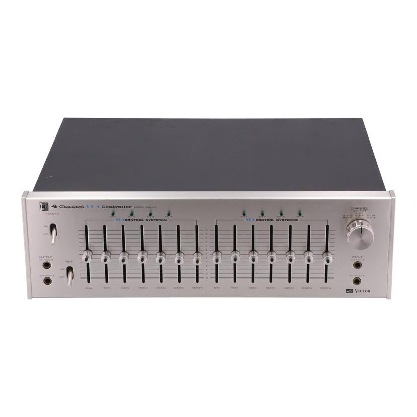 【よろづ屋】ビクター 4ch コントローラー イコライザー VICTOR SEA-V7 レトロオーディオ (M0416-100) ビクター VICTOR SEA-V7 4チャンネル グラフィックイコライザー Victor