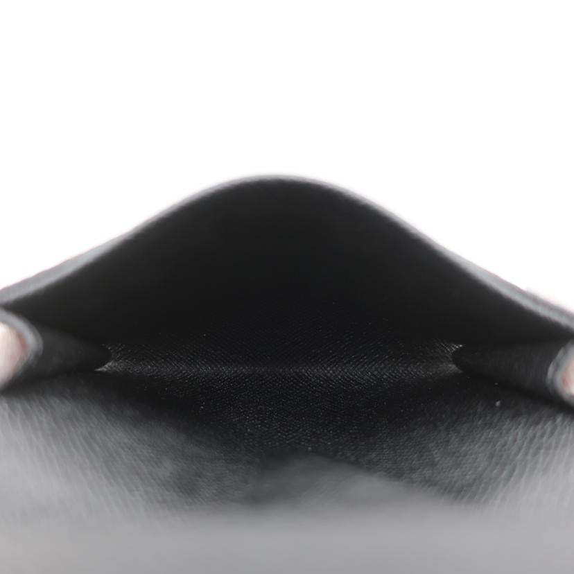 LOUIS VUITTON ルイ・ヴィトン/アンヴェロップ カルト ドゥ ヴィジット イニシャル有 カードケース 名刺入れ ブラック/M30922//CA4***/ABランク/65