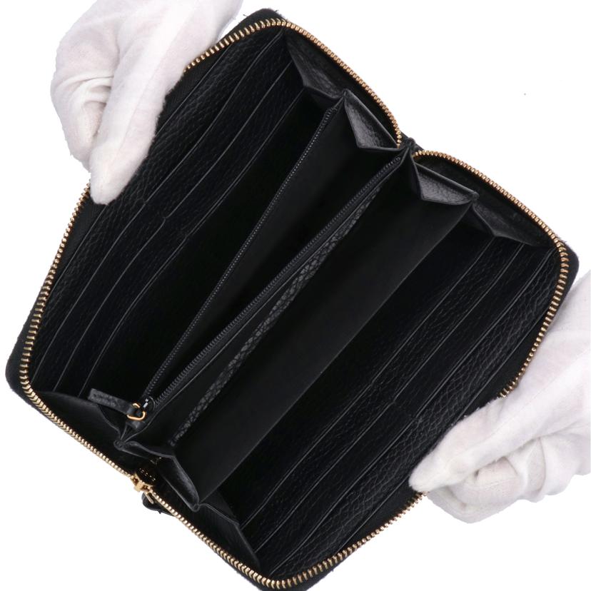 GUCCI グッチ/GGマーモントラウンドファスナー長財布/456117//584***/Bランク/94