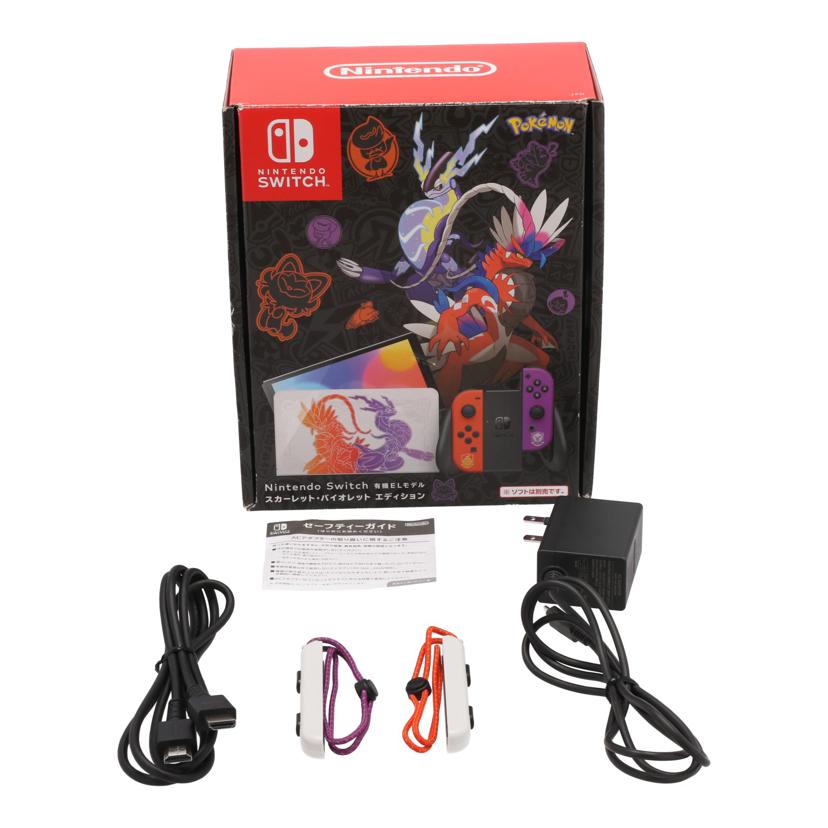 NINTENDO 任天堂 ニンテンドー /Nintendo Switch 有機EL 本体 スカーレット・バイオレットエディション/HEG-S-KEAAA//XTJ10562923174/ABランク/78