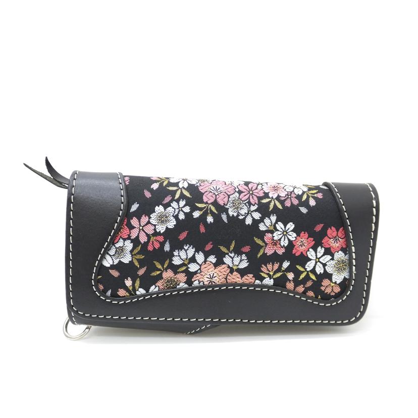 花山 花山/ レザー長財布/京桜//Aランク/88