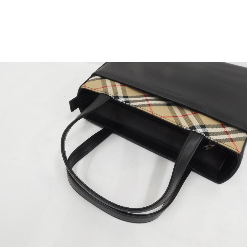 BURBERRY バーバリー/BURBERRY レザートートバック/ブラック//BCランク/82