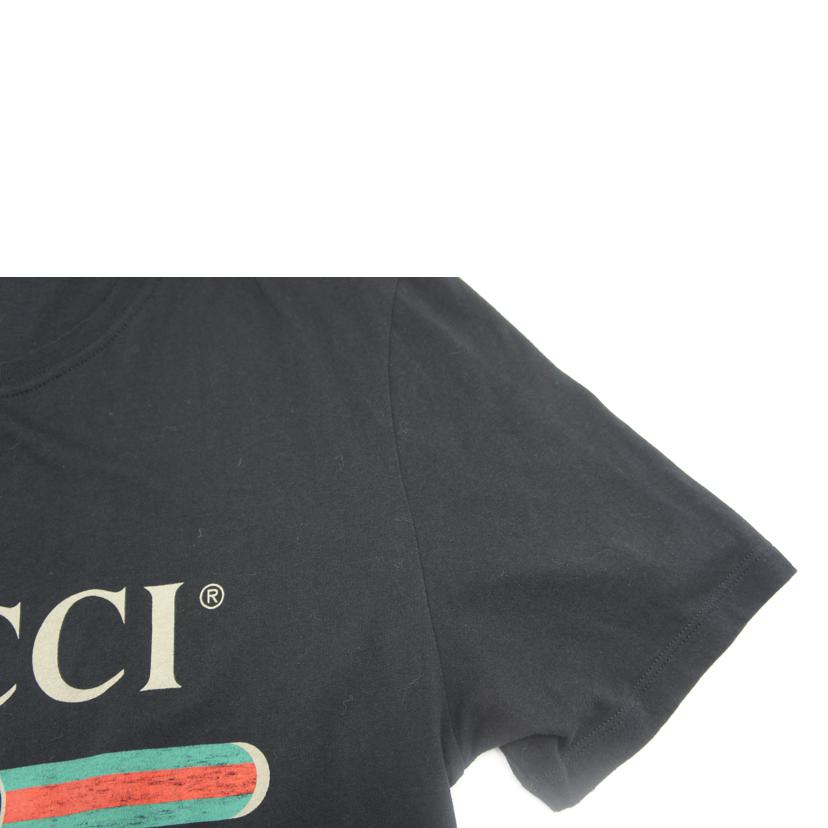 GUCCI グッチ/GUCCIロゴ/シェリーラインTシャツ/ブラック//Bランク/06