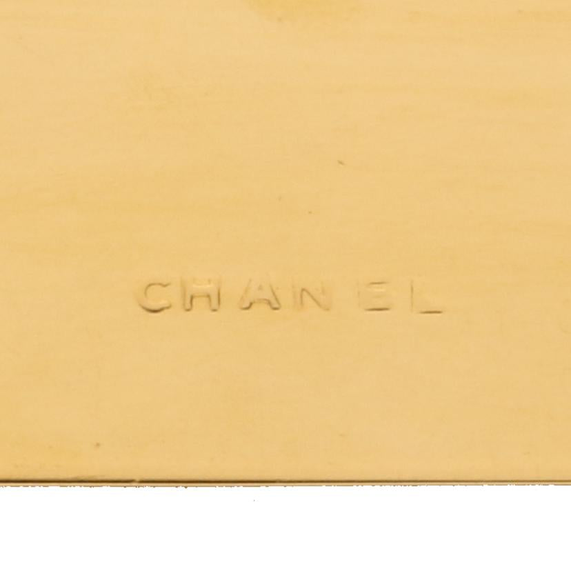 CHANEL  シャネル/ロゴプレートスクエアブローチゴールド//Aランク/37