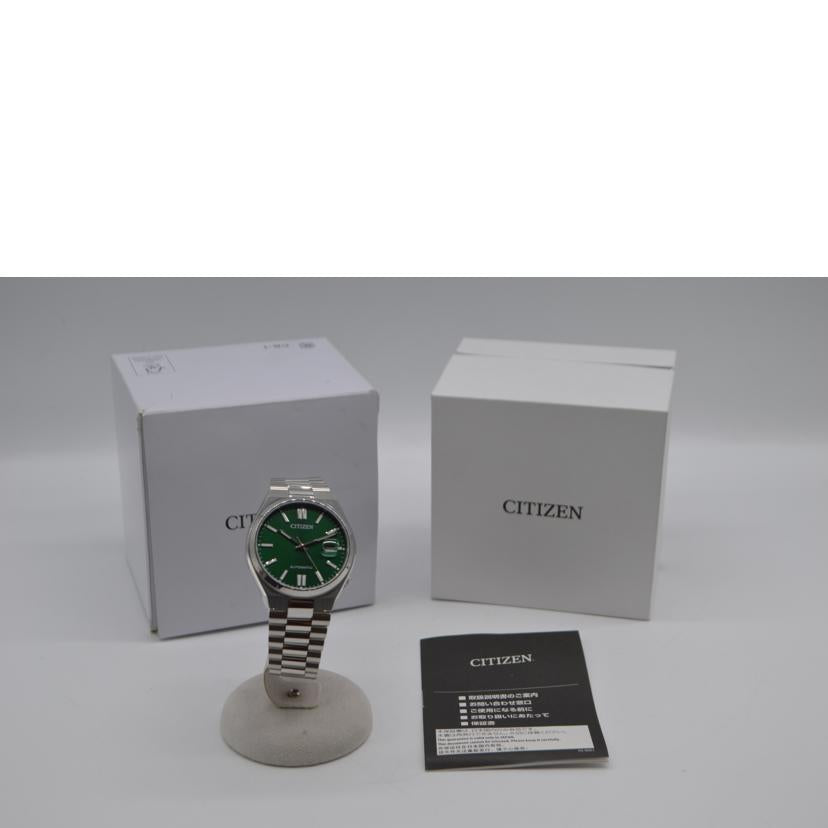 CITIZEN シチズン/シチズンコレクション・ツヨサメカニカルグリーン/自動巻/NJ0150-81X//392******/ABランク/89
