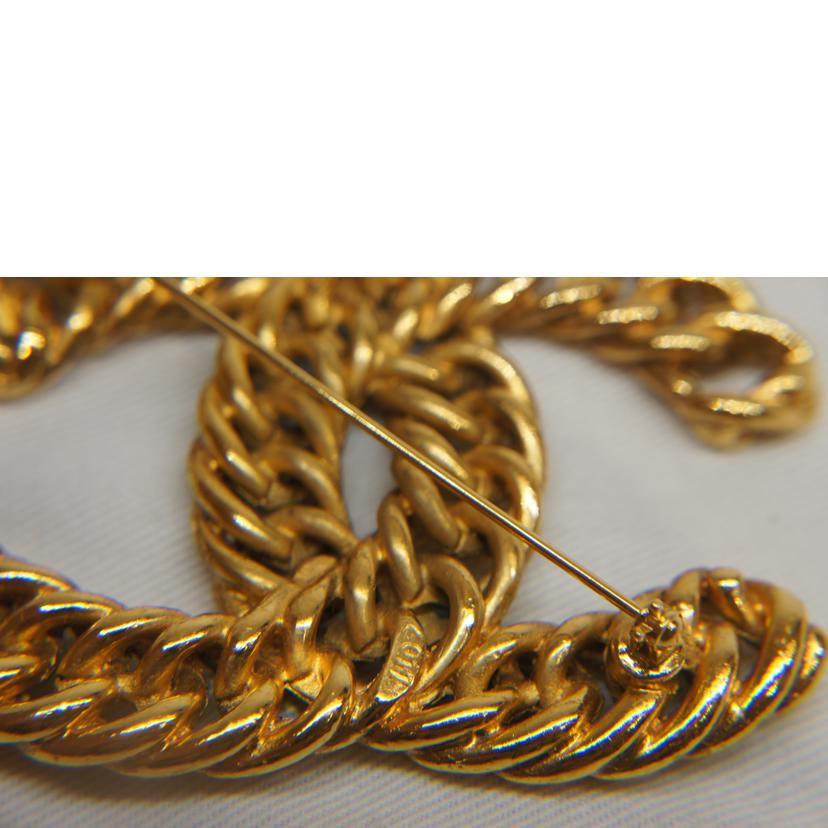 CHANEL シャネル/ココマークチェーンブローチゴールド//Bランク/92