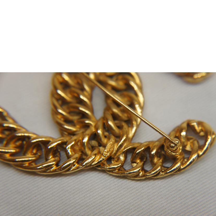 CHANEL シャネル/ココマークチェーンブローチゴールド//Bランク/92