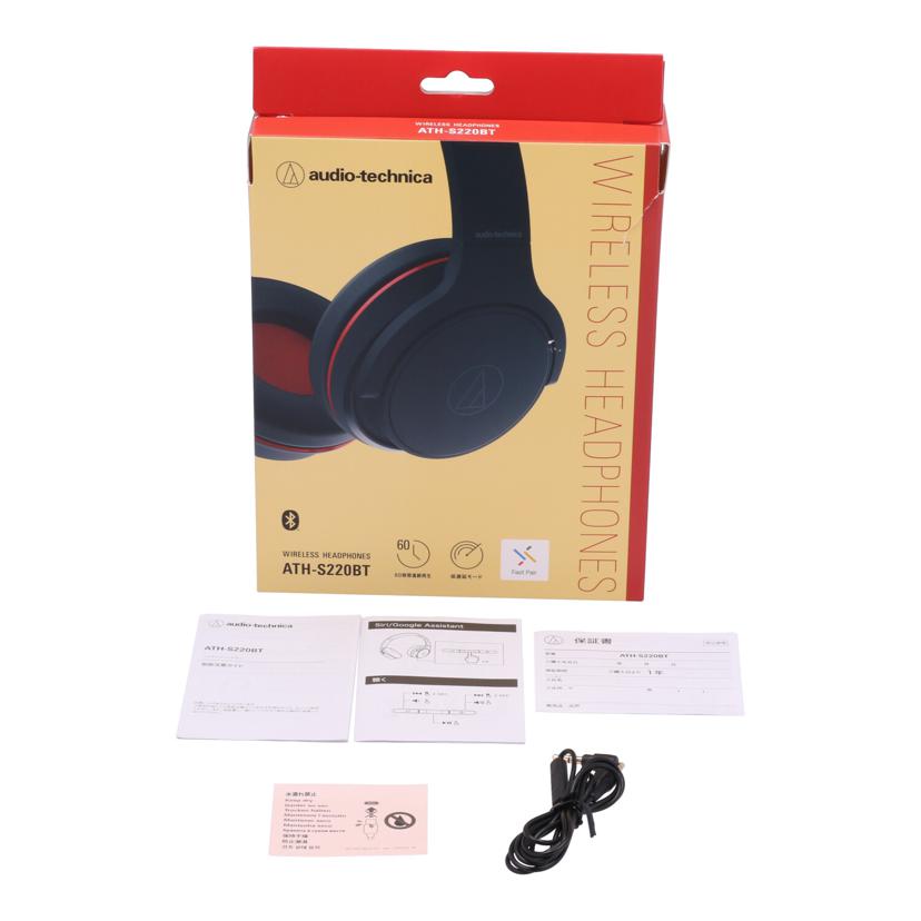 audio-technica オーディオテクニカ /ワイヤレスヘッドホン/ATH-S220BT//417168804115/Bランク/63