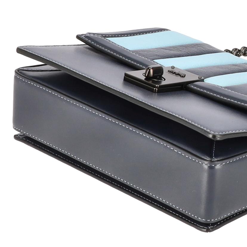 COACH コーチ/カラーブロックキルティングハットンショルダー/739//D20**/Aランク/09