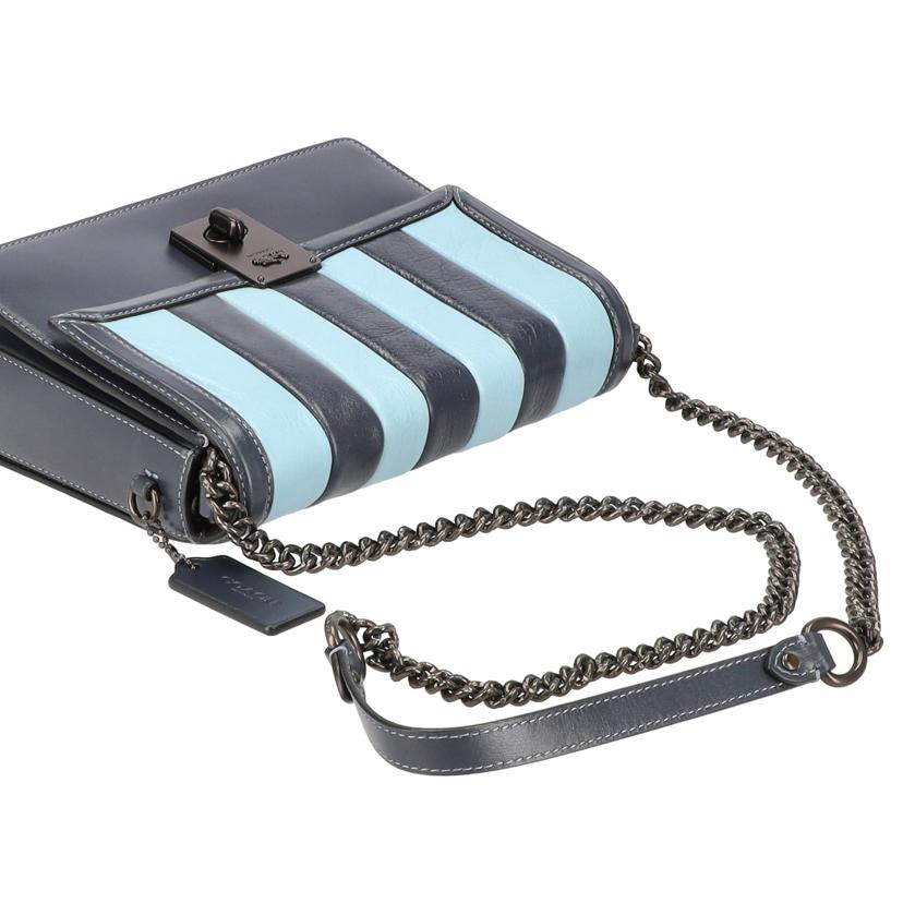 COACH コーチ/カラーブロックキルティングハットンショルダー/739//D20**/Aランク/09