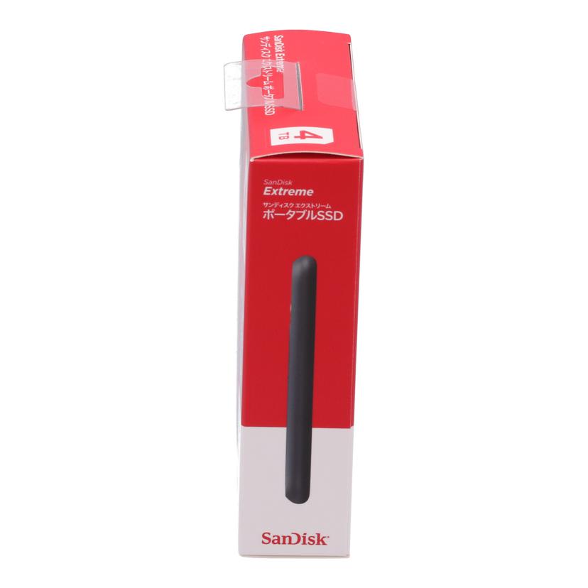 SanDisk サンディスク/ポータブルSSD 4TB 未使用/SDSSDE61-4T00-J25//2531GQ400578/Sランク/77