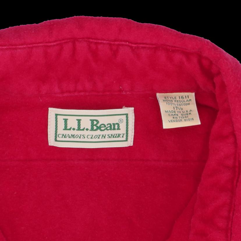 L.L.BEAN/80’s/シャモアクロスシャツ/USA製/ヴィンテージ//ABランク/82