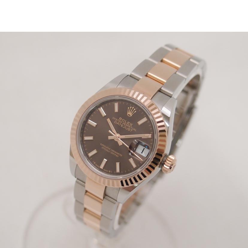 ROLEX ロレックス/デイトジャスト28・オイスターブレス・チョコレート/ランダム番(2022年購入)/自動巻き/279171//W57**************/SAランク/69